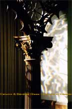Column and Beveled Glass Picture