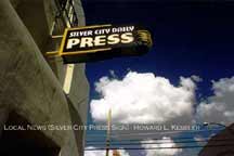 Local News (Silver City Press Sign)