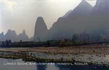 Li River, Shore, & Mountains #4